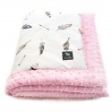 Kocyk Niemowlaka Dusty Rose Pure 60x70cm - Minky