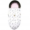 Stroller Bag with Fur Pink Pure Velvet L/XL (1-3 years)