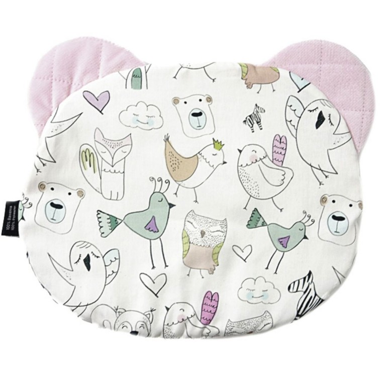 Teddy Pillow Pink Tender Friends - Velvet