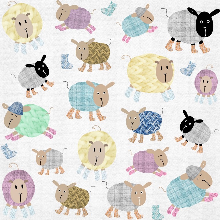 Protective Mask Cotton Sheep - Child (4-12 years)