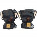 Waterproof Muff/Gloves Latte Follow the Zebra Velvet