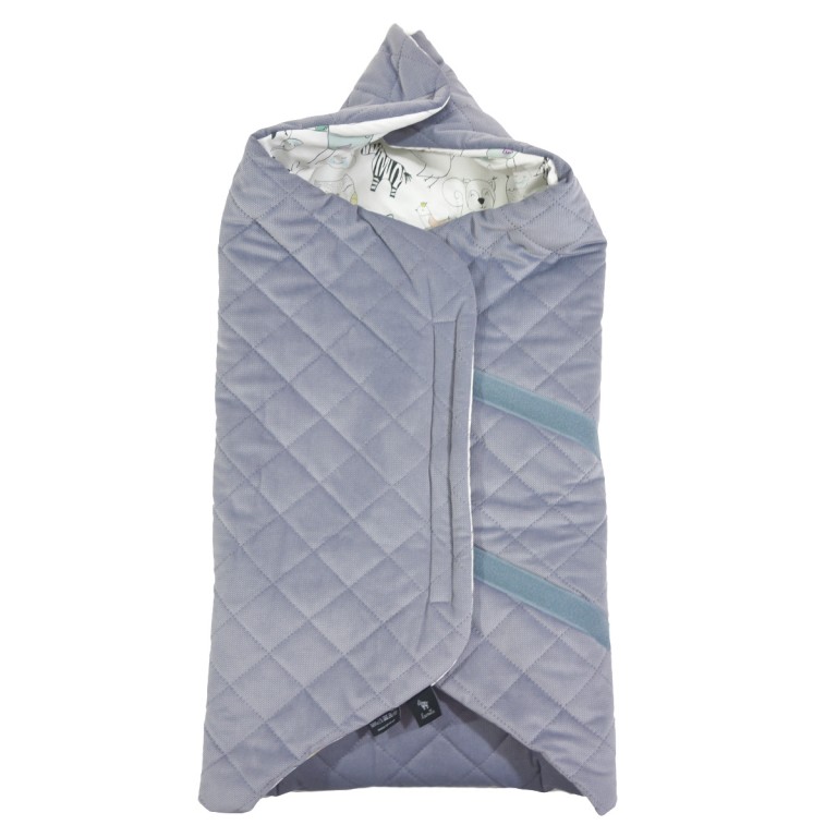 Car Seat Blanket Grey Tender Friends