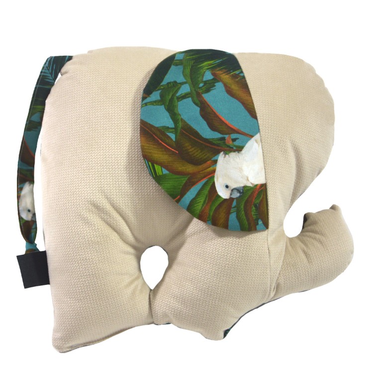 Lucky Guy Pillow Latte Tropical