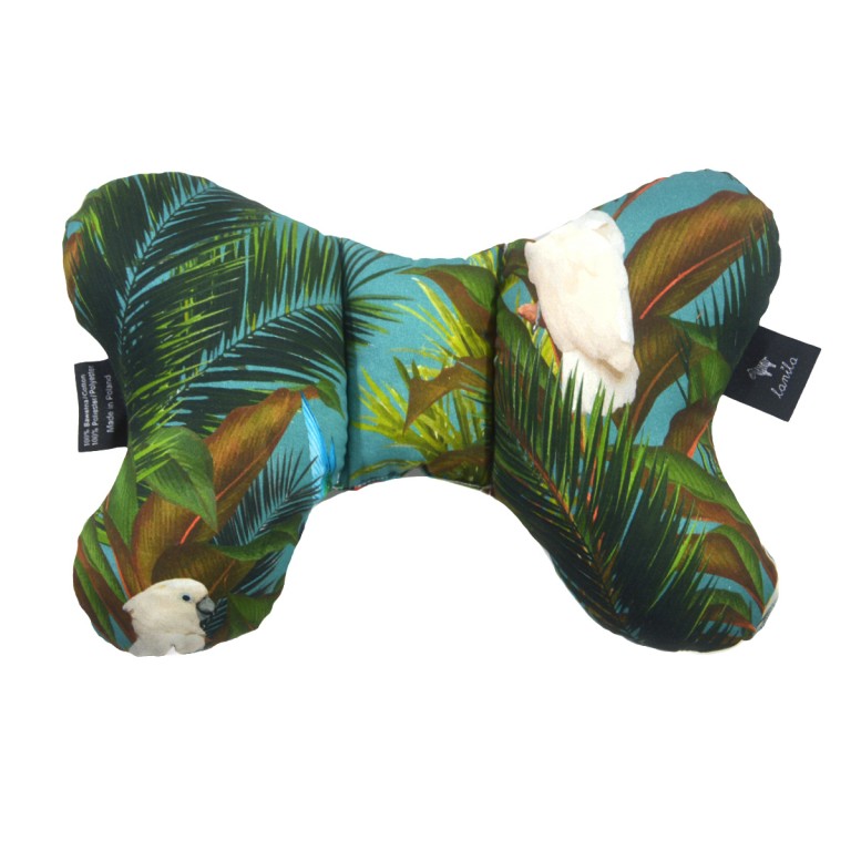 Shock-Absorbent Pillow Khaki Tropical - Velvet