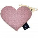Velvet Mini Heart - Sepia Rose