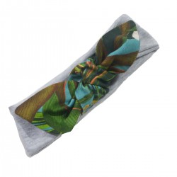 Headband Grey Tropical