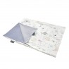 Preschooler Blanket Light 100x130 Grey Tender Friends - Velvet
