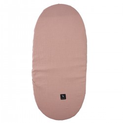 Cotton Muslin Bedsheet Sepia Rose 35x75cm