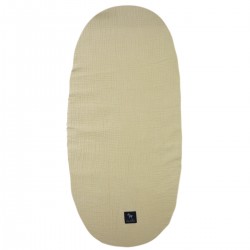 Cotton Muslin Bedsheet Sand 35x75cm