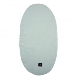 Cotton Muslin Bedsheet Mint 35x75cm