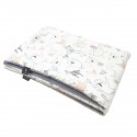 Medium Blanket 75x100cm Grey Tender Friends - Velvet