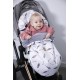 Spring Stroller Bag S/M (0-1 year) Grey Pure Velvet
