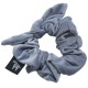 Hair Scrunchie Grey Velvet