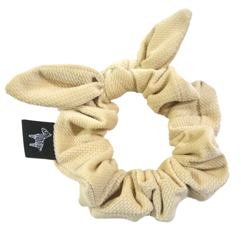 Hair Scrunchie Latte Velvet