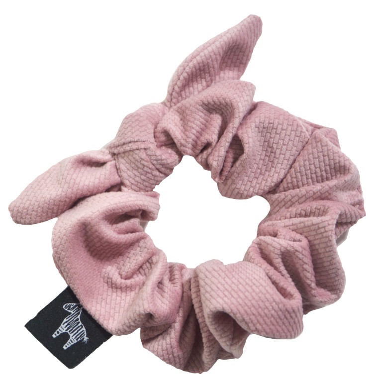 Hair Scrunchie Sepia Rose Velvet
