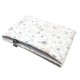 Baby Set Medium Blanket Velvet 75x100cm + Pillow 25x40cm Velvet Grey Tender Friends