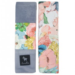 Seatbelt Cover Grey Lucy Bloom - Velvet