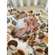 Baby Muslin Swaddle 100% Bamboo 75x75cm Coco&Banana