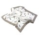 Newborn Blanket 60x70cm Taupe Grey Pure - Waffel