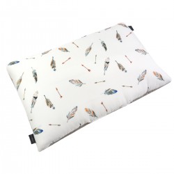 Preschooler Bed Pillow 40x60 Taupe Grey Pure - Waffel