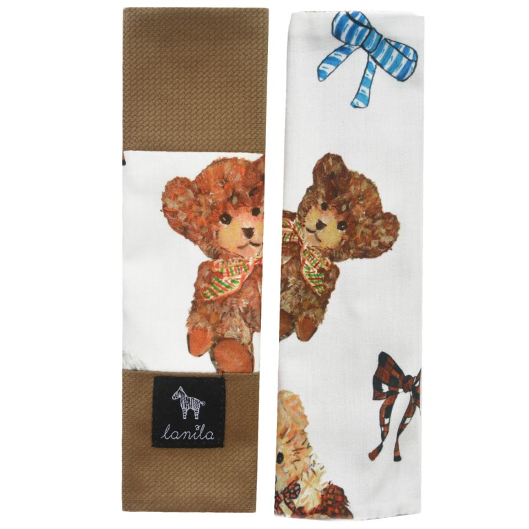 Seatbelt Cover Caramel Teddy - Velvet