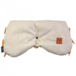 Waterproof Muff Beige Lanila - Velvet