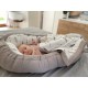 Newborn Blanket 60x70cm Taupe Grey Pure - Waffel