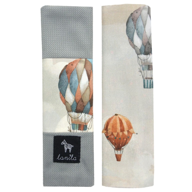 Seatbelt Cover Silver Up in the Air - Velvet