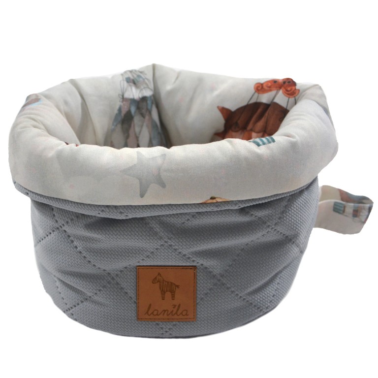 Container/Basket Silver Up in the Air "S"