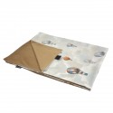 Newborn Blanket Light 75x100 Caramel Up in the Air -Velvet