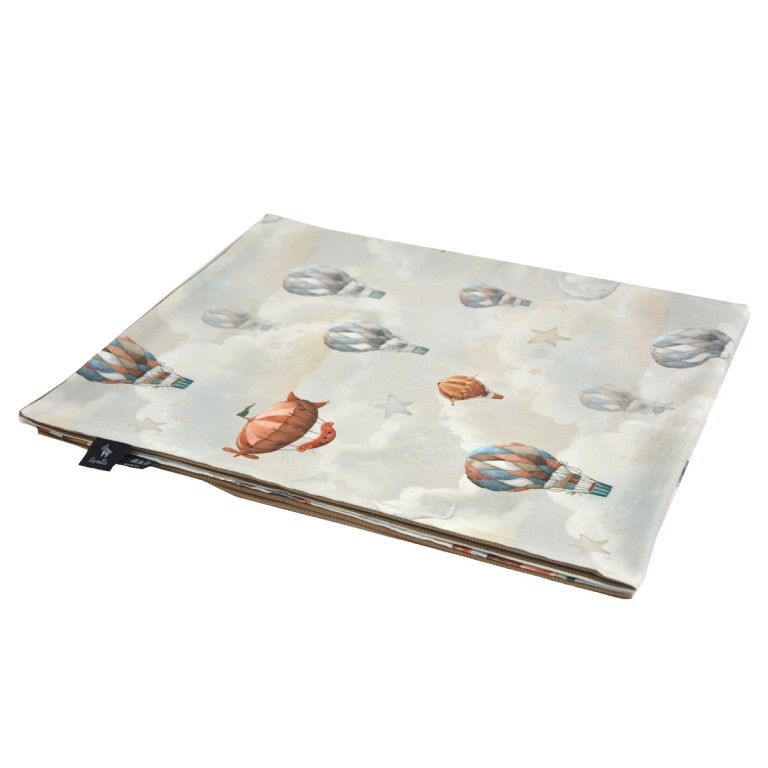 Newborn Blanket Light 75x100 Caramel Up in the Air -Velvet