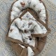 Newborn Blanket 60x70cm Caramel Up in the Air - Velvet