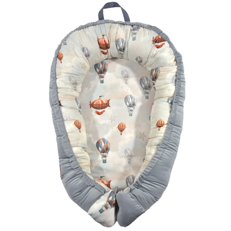 Baby Nest Silver Up in the Air - Velvet