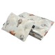 Baby Set Medium Blanket Velvet 75x100cm + Pillow 25x40cm Velvet Silver Up in the Air