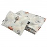 Baby Set Medium Blanket Velvet 75x100cm + Pillow 25x40cm Velvet Silver Up in the Air