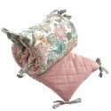 Ochraniacz do łóżeczka 70x140cm - Velvet Sepia Rose Vintage Meadow