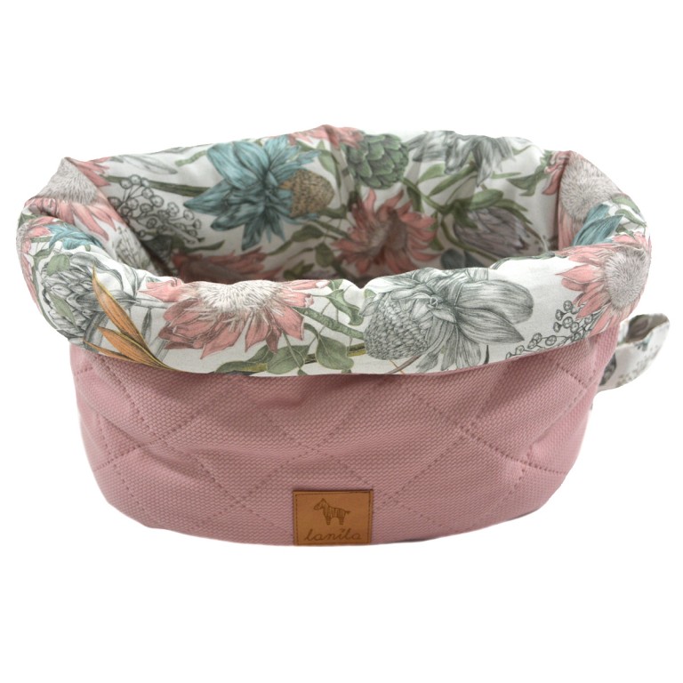 Container/Basket Sepia Rose Vintage Meadow "M"