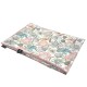 Preschooler Blanket Light 100x130 Sepia Rose Vintage Meadow - Velvet