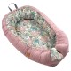 Baby Nest Sepia Rose Vintage Meadow - Velvet