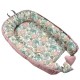 Baby Nest Sepia Rose Vintage Meadow - Velvet