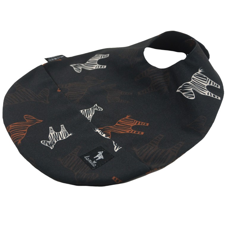 Śliniak z kieszonką Follow the Zebra