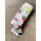 Bamboo Swaddle 75x100cm with fringes Mint Juicy