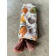 Bamboo Swaddle 75x100cm with fringes Caramel Coco & Banana