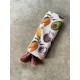 Bamboo Swaddle 75x100cm with fringes Caramel Coco & Banana