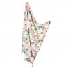 Otulacz Bambusowy 100% z frędzlami Pink Lucy Bloom 75x100
