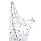 Bamboo Swaddle 75x100cm with fringes Grey Pure