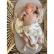 Bamboo Swaddle 100x120cm with fringes Grey Pure