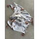 Bamboo Swaddle 100x120cm with fringes Caramel Up in the Air