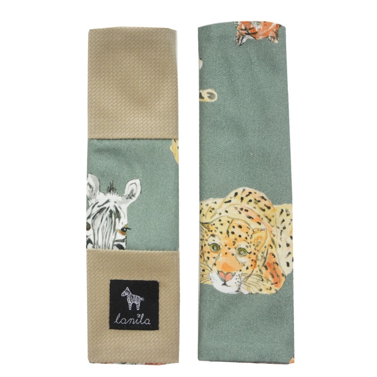 Seatbelt Cover Latte Savannah - Velvet