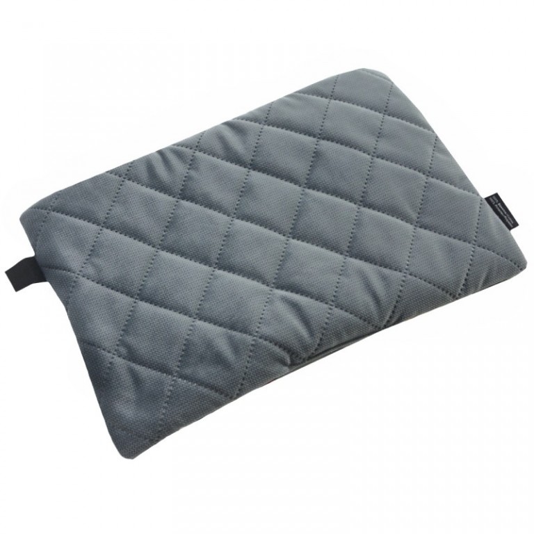 Medium Bed Pillow 25x40 Dark Grey Savannah - Velvet